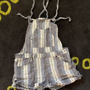 COPY - Linen free people short overalls